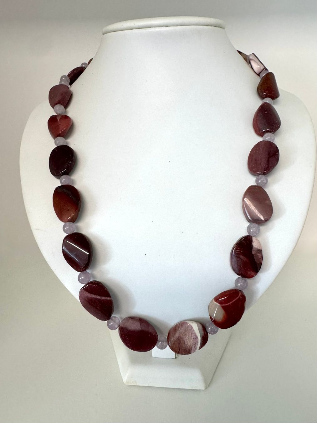 Catenine: Halskett Amethyst, Mookait. – Nuovo (secondo la descrizione) da Biberist venduto da tl-schmuck 1