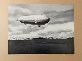 Original Vintage Poster -  Alte Fotografie Zeppelin LZ16