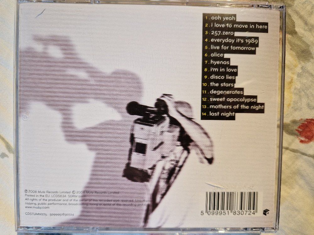 CDs: Moby – Last Night - a – Gebraucht aus Brittnau von Zibu 1
