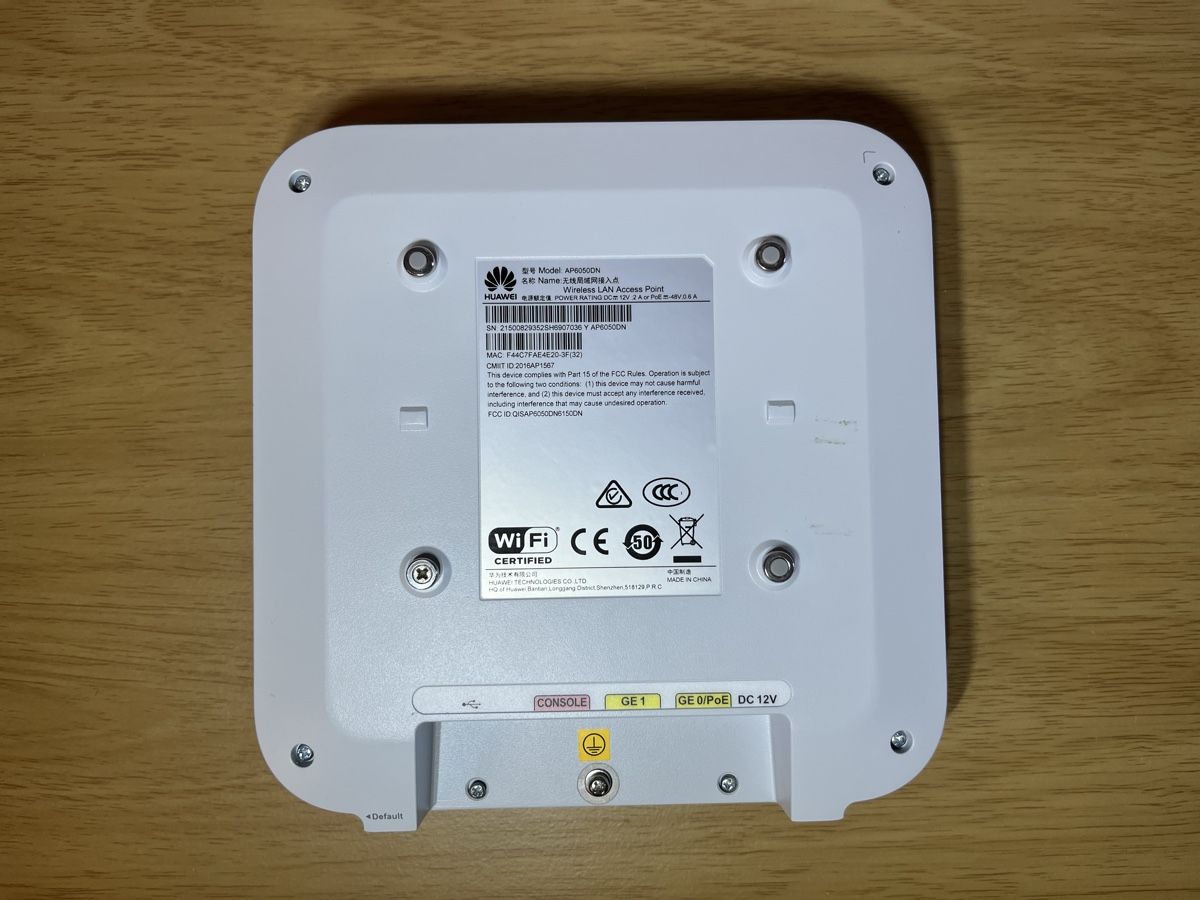 Huawei Modems & Router: HUAWEI AP6050DN Wireless LAN Access Point (Fat Mode) – Gebraucht aus Trimbach von ypluess 1