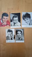 Original Autogramme auf Vintagekarten (5 Stück)