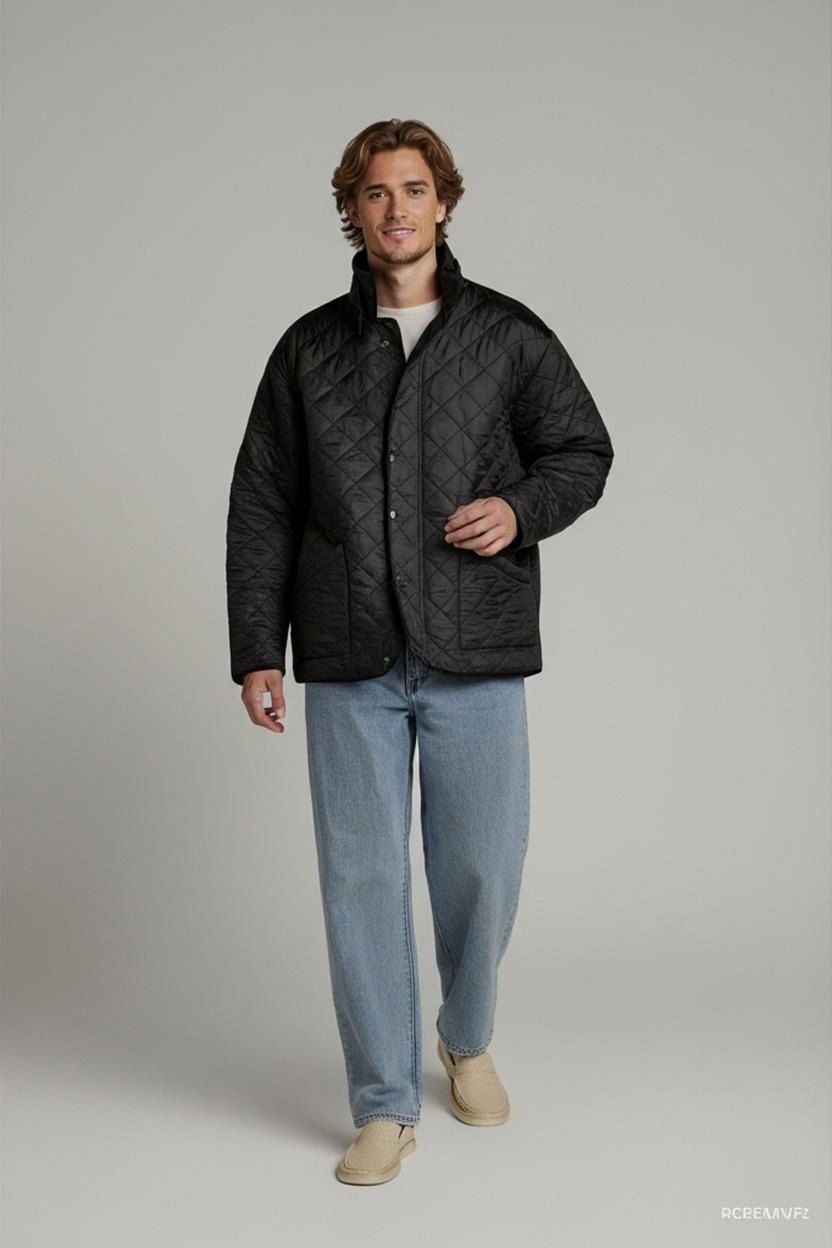 Barbour Giacche: Barbour Polar Quilts Schwarze Steppjacke – Usato da Zug venduto da vinokilo