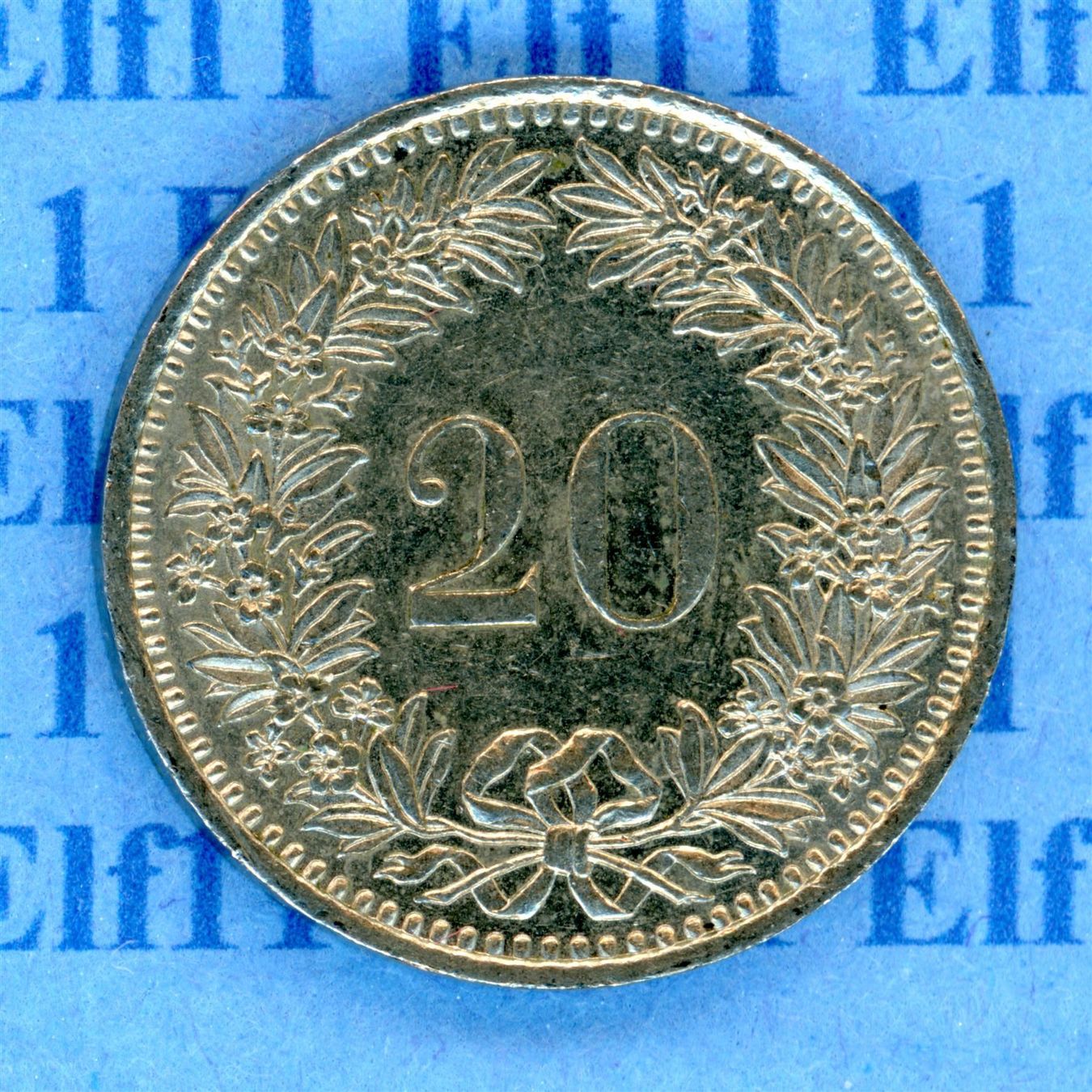 Alle Münzen: CHF___0.20 1982 -vz 20 Rappen – Gebraucht aus Widnau von Elf11 1