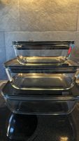 WMF Frischhaltedosen 3er Set Glas mit Deckel