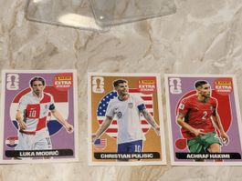 Extra stickers panini: Modrić , Pulisic BRONZE, Hakimi