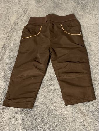 gefütterte Kinderhose, Grösse 74, Braun