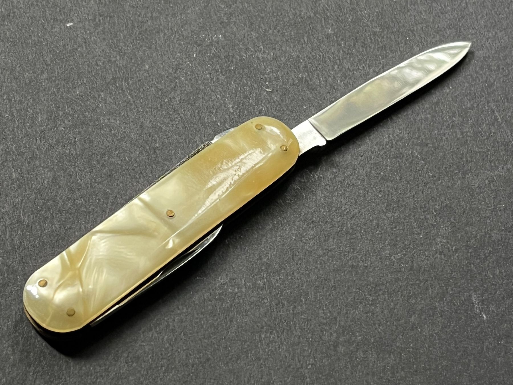 Solingen Coltelli tascabile: Taschenmesser Solingen 81 mm mit Manicure-Klinge – Usato da Zürich venduto da FV.vintage 9
