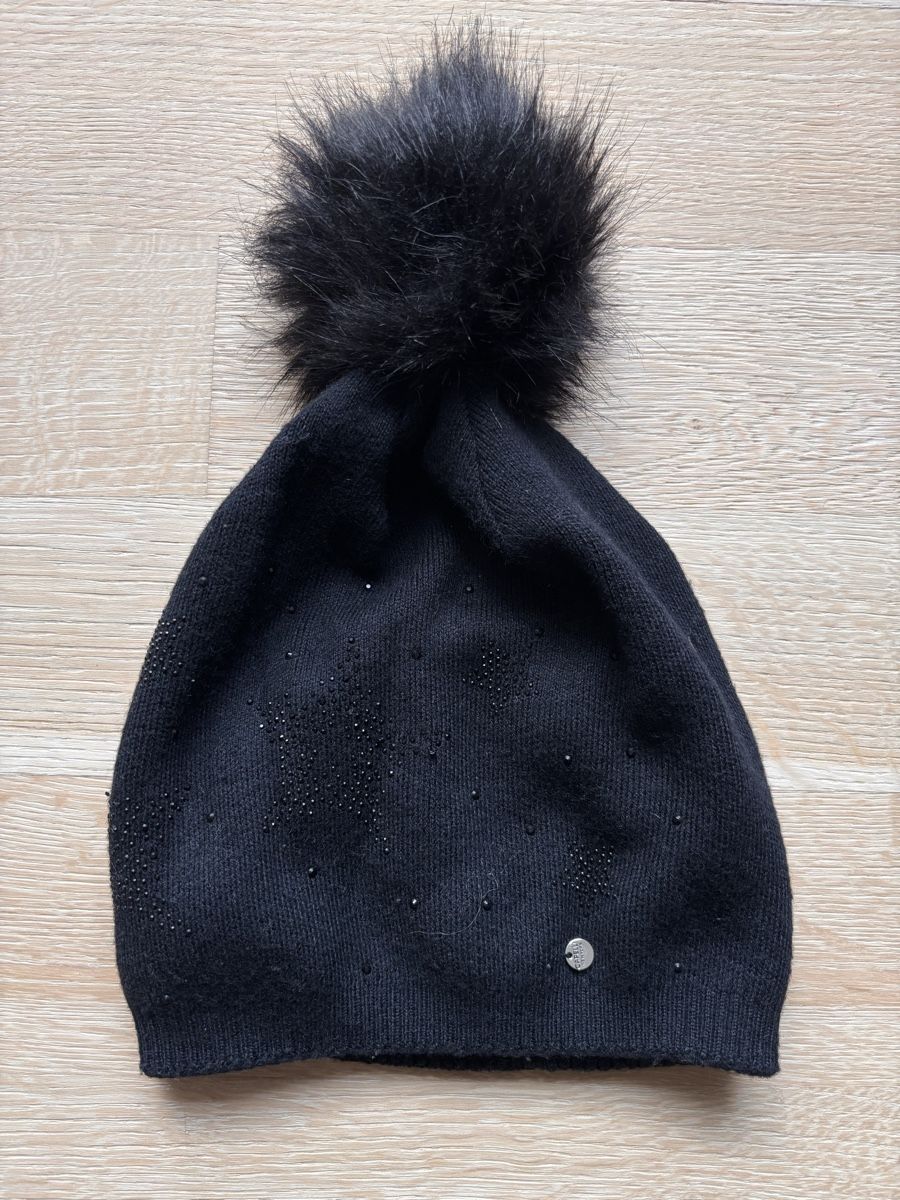 Hüte, Mützen & Caps: Strickmütze schwarz Capelli New York – Gebraucht aus Gwatt (Thun) von Bioethanol01