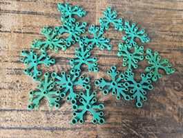 lego 2417 lot de 15 pièces Green Plant Leaves 6 x 5