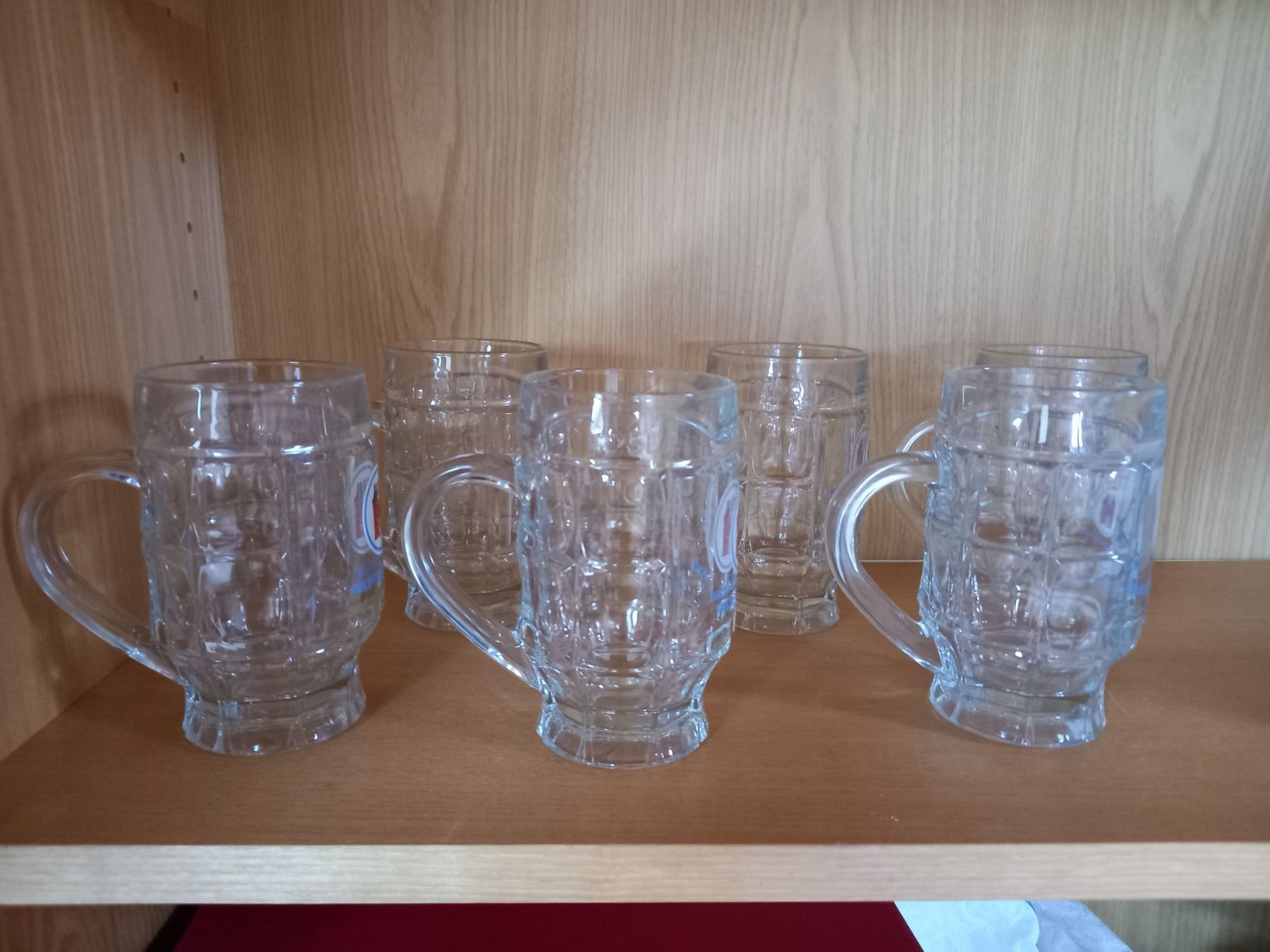 Feldschlösschen Bicchieri: 6er Set Bierhumpen – Usato da Roggwil BE venduto da Ruefi222 1