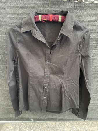 Hemd/ Bluse Schwarz, S