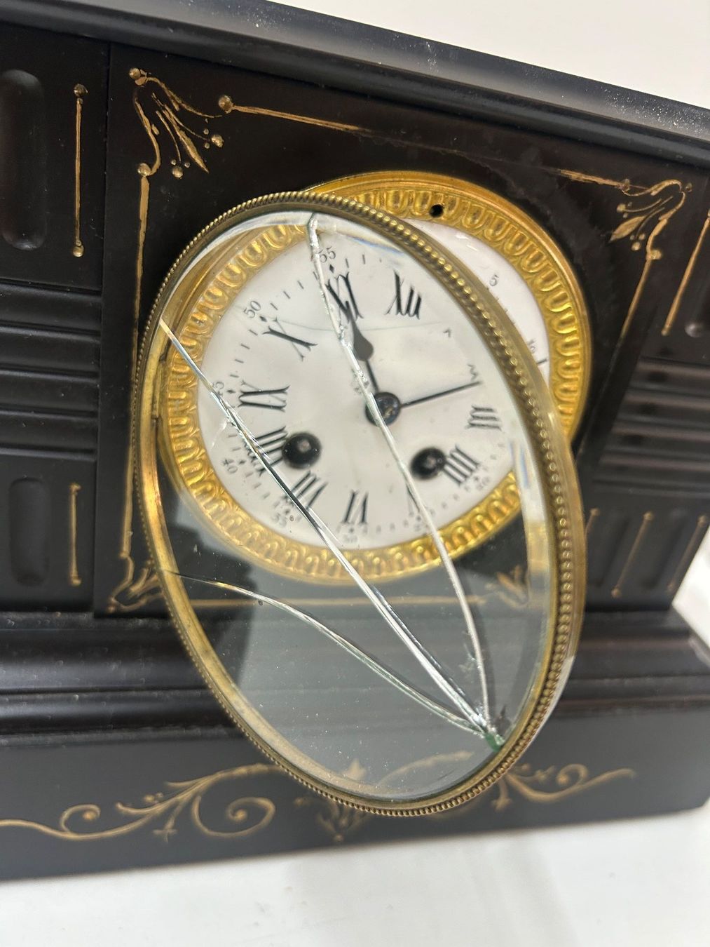 Orologi da terra & Orologi da parete: antike Kaminuhr Schiefer oder Marmor 1856 – Usato da Zürich venduto da Levelart 3
