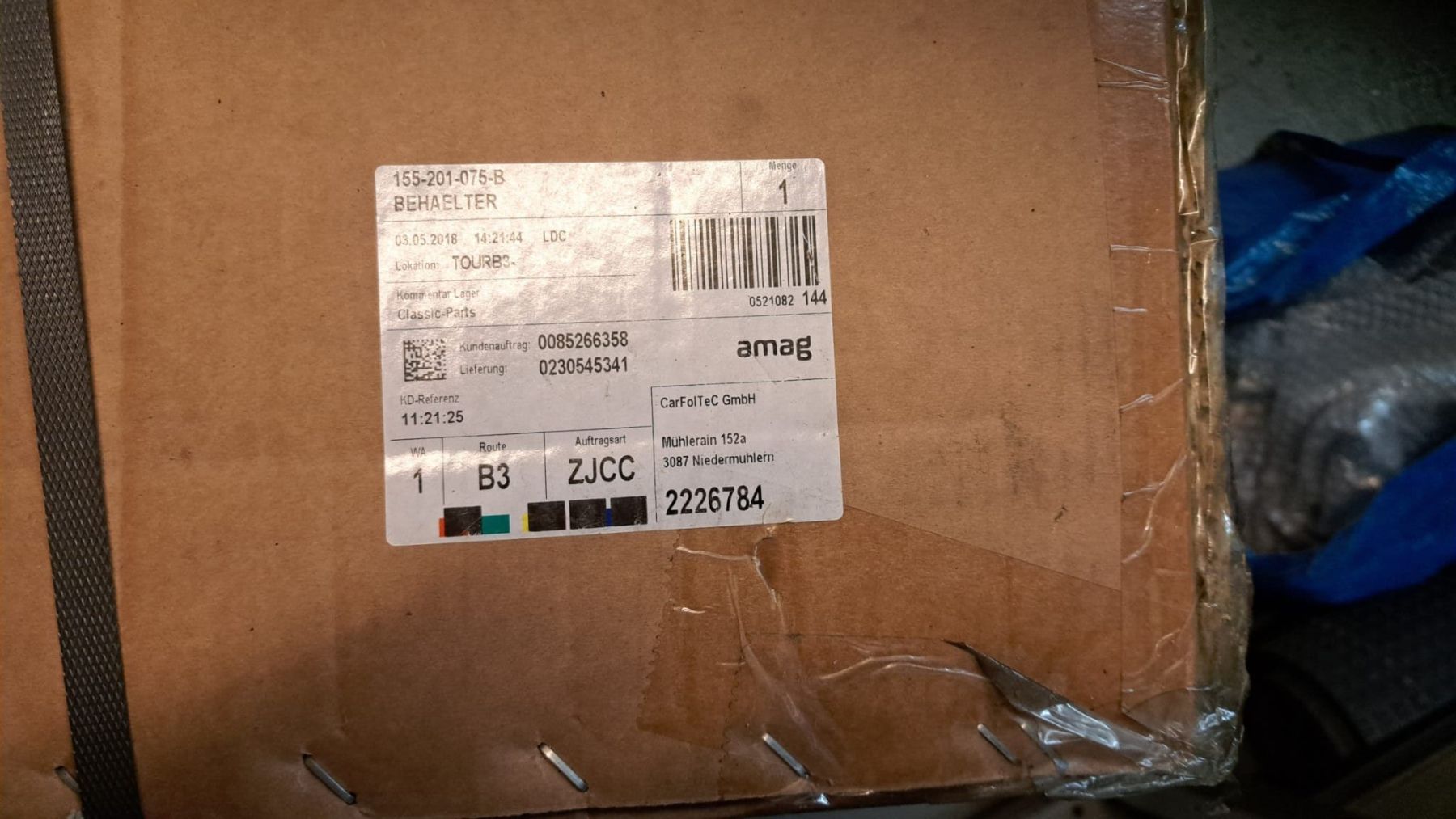Sonstiges Fahrzeugzubehör: Neuer Kraftstofftank Golf 1 Cabriolet oder Scirocco 2 – Neu und originalverpackt aus Niedermuhlern von CarFolTec 4