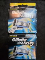 2x Gillette Mach3 Rasierklingen (8er Pack, Total 16 Stück) –