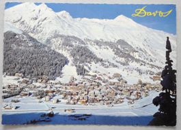 Davos (1560 m) mit Parsennbahn