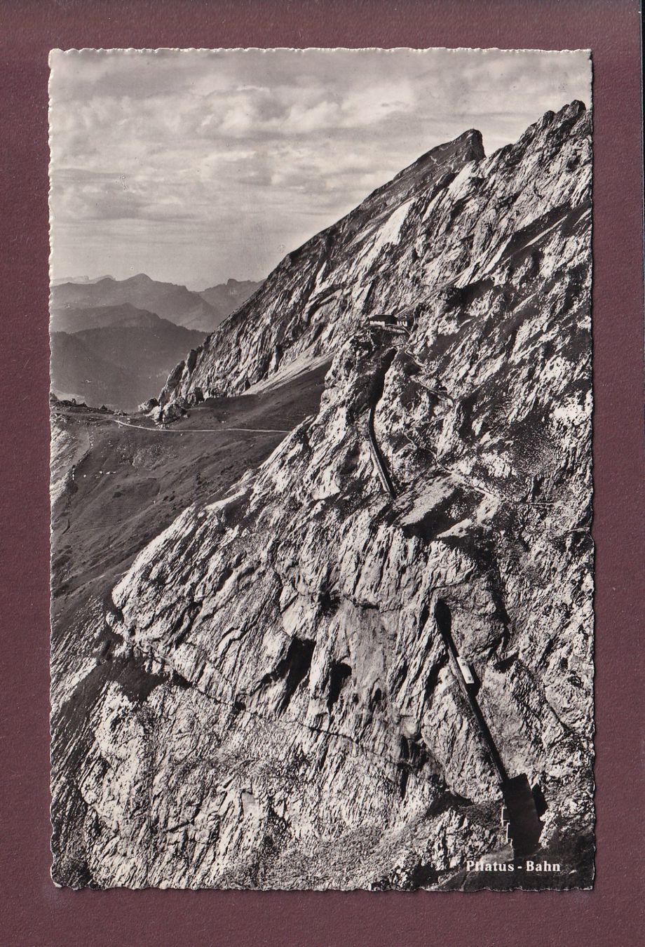 Cartoline postali: PILATUS-BAHN - 1951 – Usato da Pully venduto da nicecards