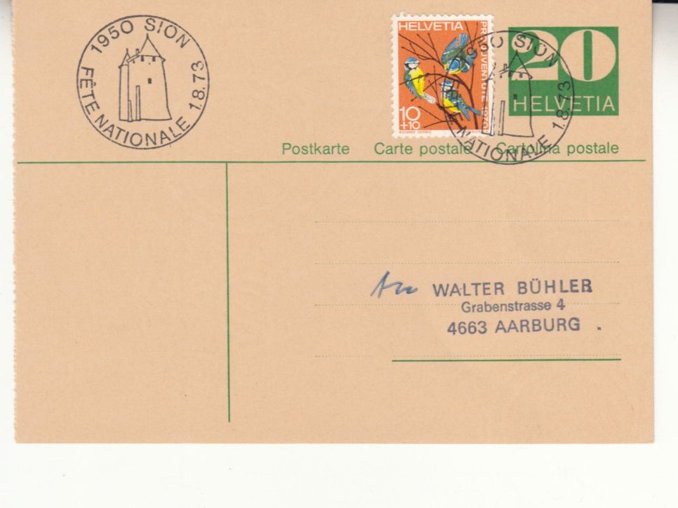 Tutti i francobolli: SGK PK 204 mit Sonderstempel S. 817 – Usato da Bürglen TG venduto da StampGraf