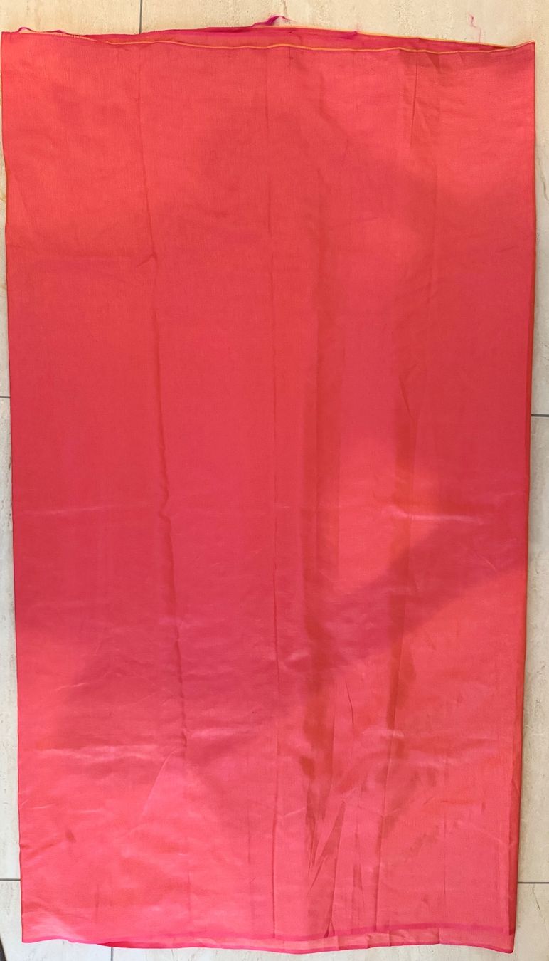 Kleider: Orangepink plain-colored sari – Neu (gemäss Beschreibung) aus Wichtrach von Alyasahana 4