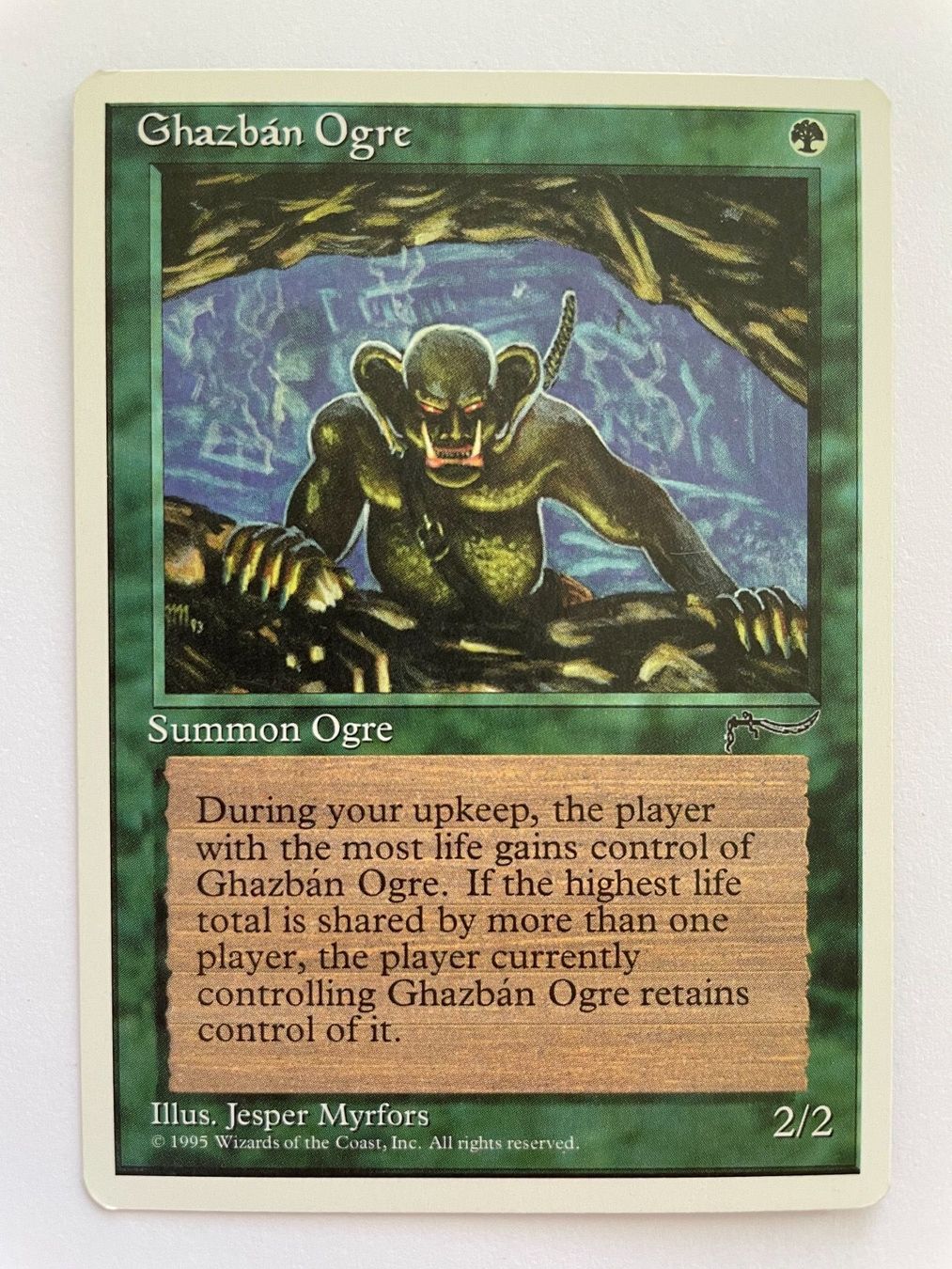 Cartoline: MTG - Ghazbán Ogre – Usato da Zürich venduto da T_H_O_M_A_S