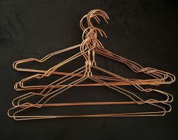 13 Rose-gold Kleiderbügel