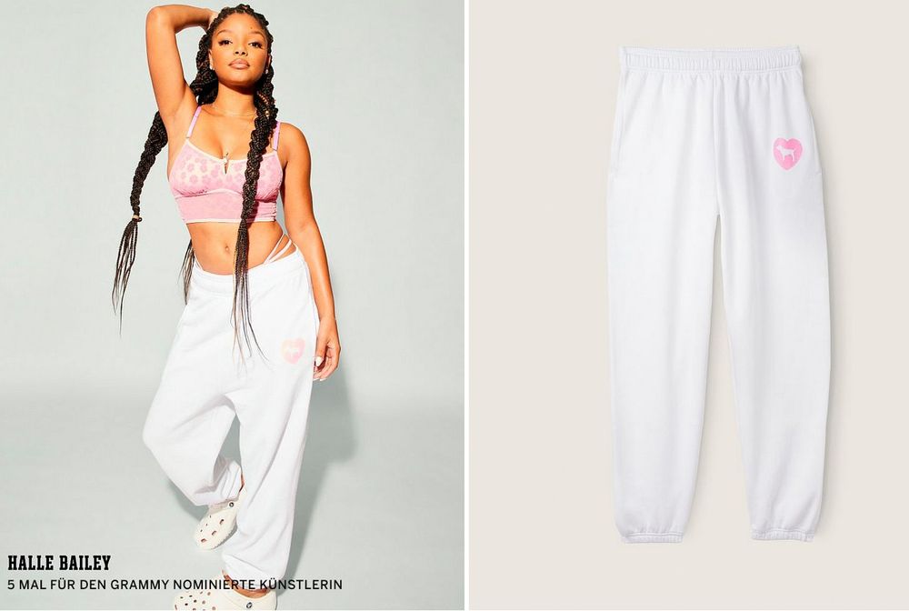 Pink campus outlet pants