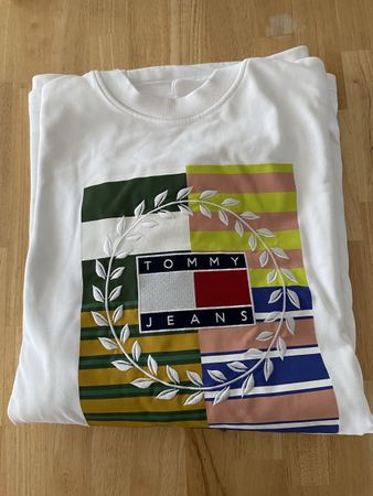 Sweatkleid Tommy Jeans Gr. XL weiss Neu - sehr gross