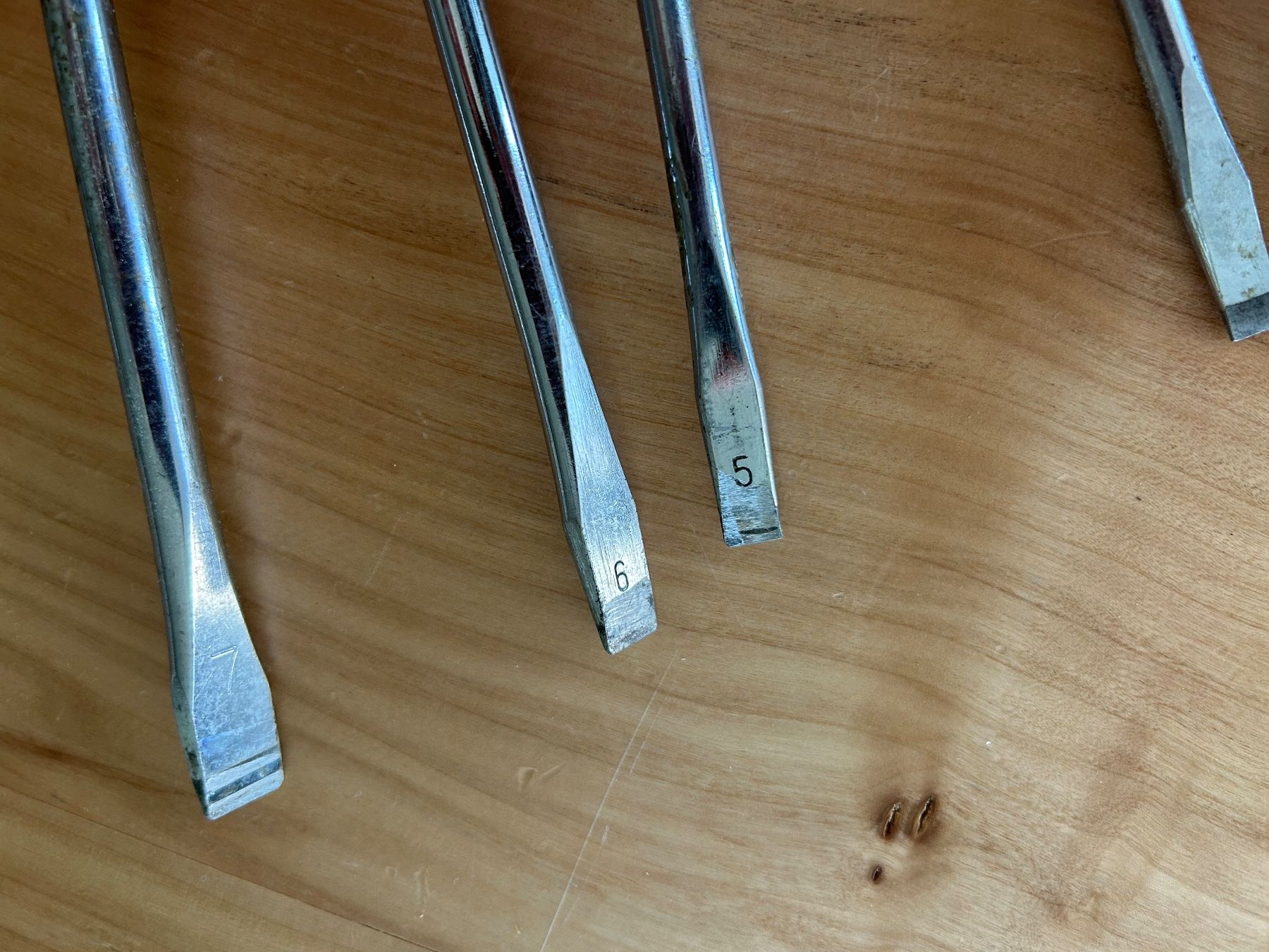Alle Werkzeuge: Schraubendreher Set 10 teilig Chrom Vanadium Schlitz – Gebraucht aus Kaltbrunn von lagone1 2
