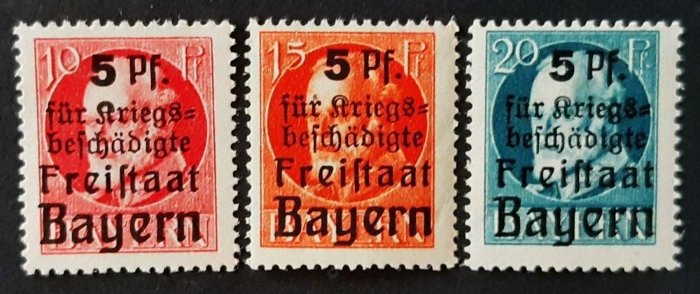 Tutti i francobolli: Bayern 1919** – Nuovo (secondo la descrizione) da Luzern venduto da qualifair