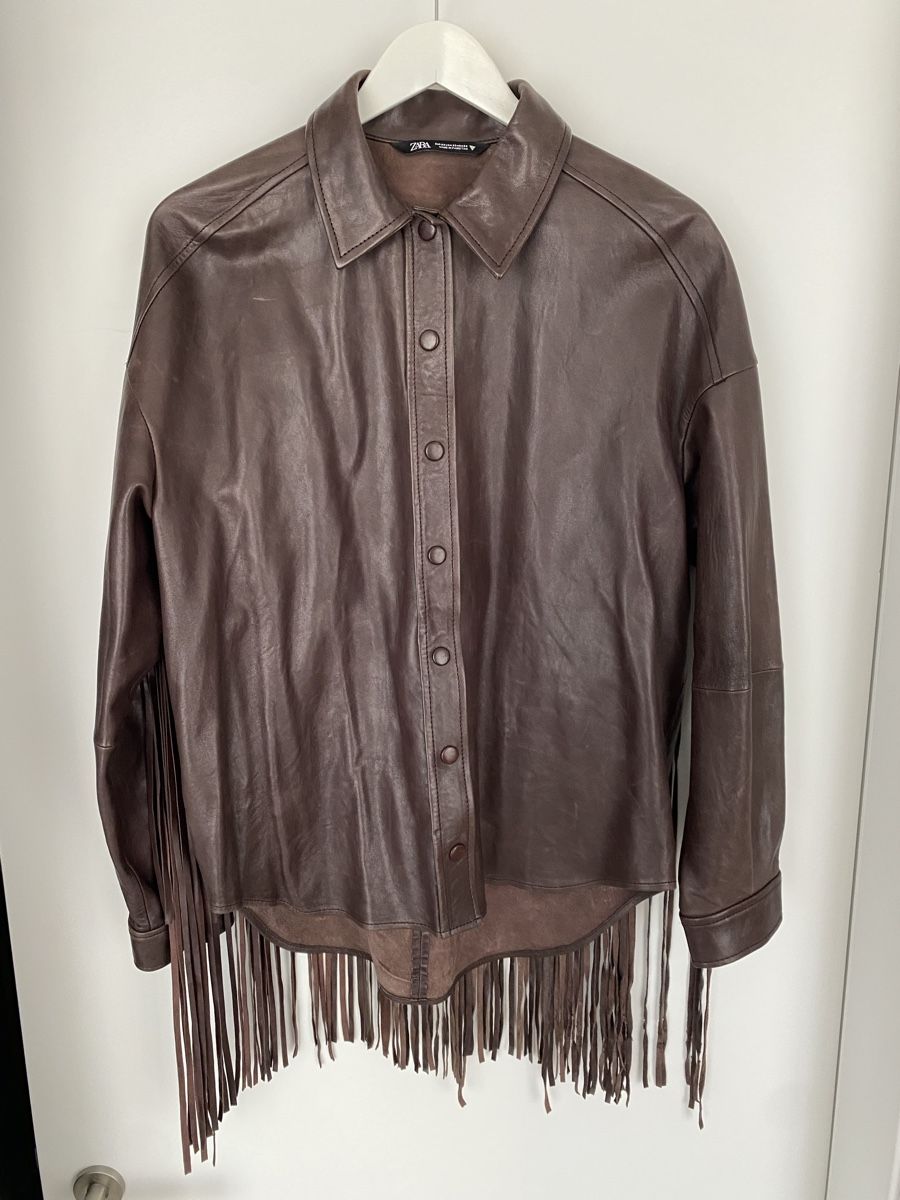 Zara Giacche: Veste / chemise en cuir - XS – Usato da Bussigny venduto da cac_q2c6 4