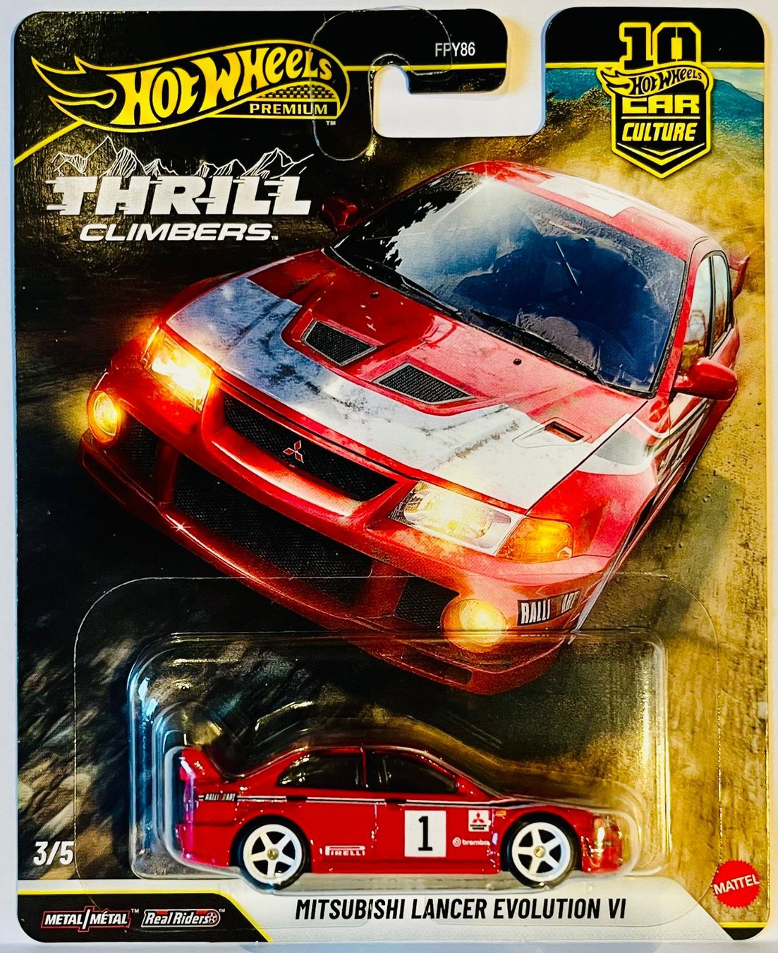 Hot Wheels Modellini d'auto: Hot Wheels - Mitsubishi Lancer Evolution VI – Nuovo e nell'imballaggio originale da Brittnau venduto da tor129
