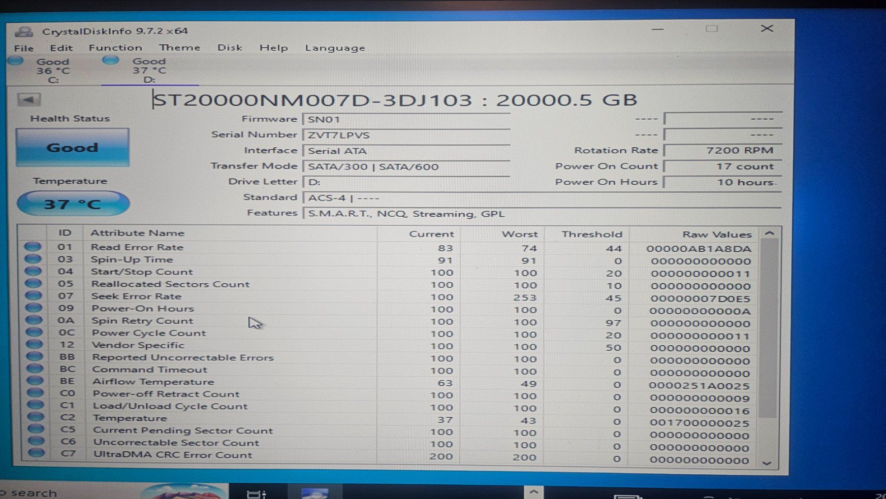 PCs: Seagate Exos 20TB – Neu (gemäss Beschreibung) aus Affoltern am Albis von GSKBO8 2