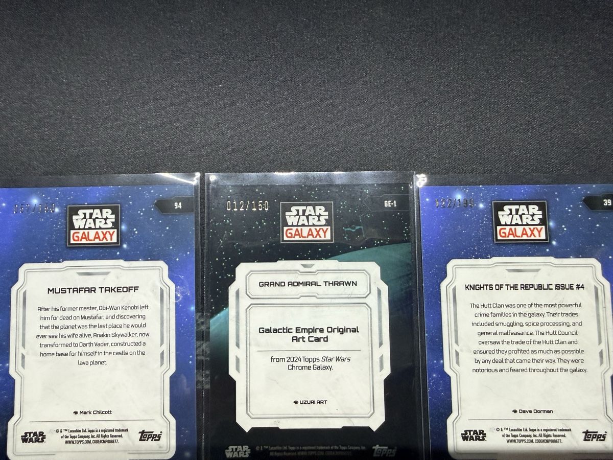 Topps Carte collezionabili: Star Wars galaxy Topps 2024 11 numérotés – Nuovo (secondo la descrizione) da Pomy venduto da Asw.luxury 5