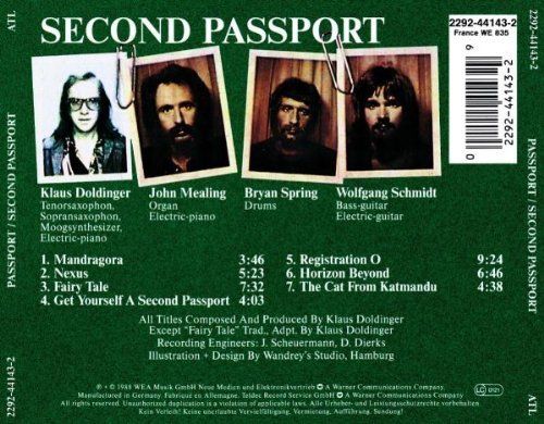 CD: Second Passport / Doldinger   1 CD neuwertig   1988 – Nuovo (secondo la descrizione) da Triengen venduto da Nilana 1