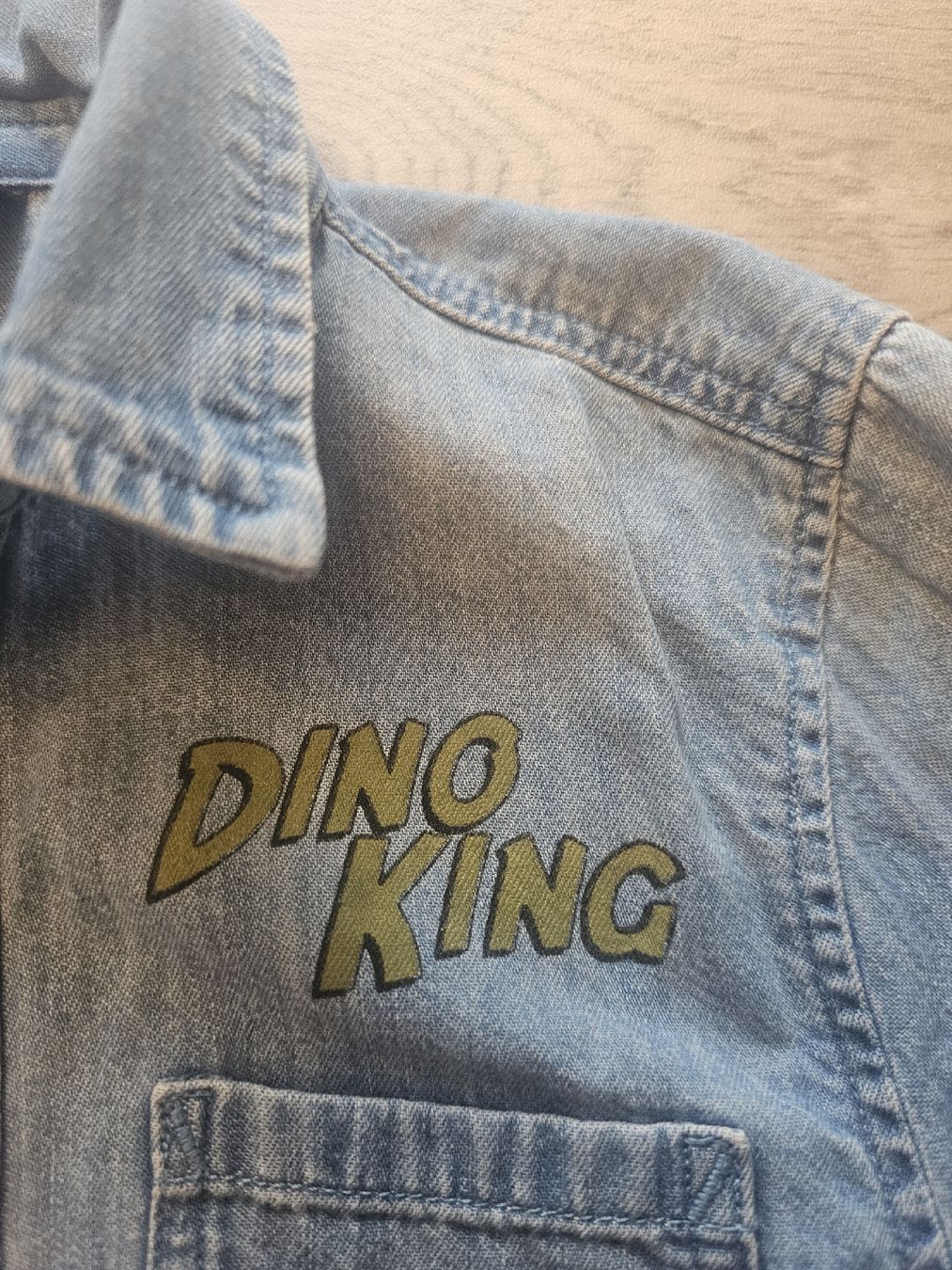 H&M Camicie, T-shirt & Polo: hemd gr 122 mit dino – Nuovo (secondo la descrizione) da Münchenbuchsee venduto da Kappa8 1