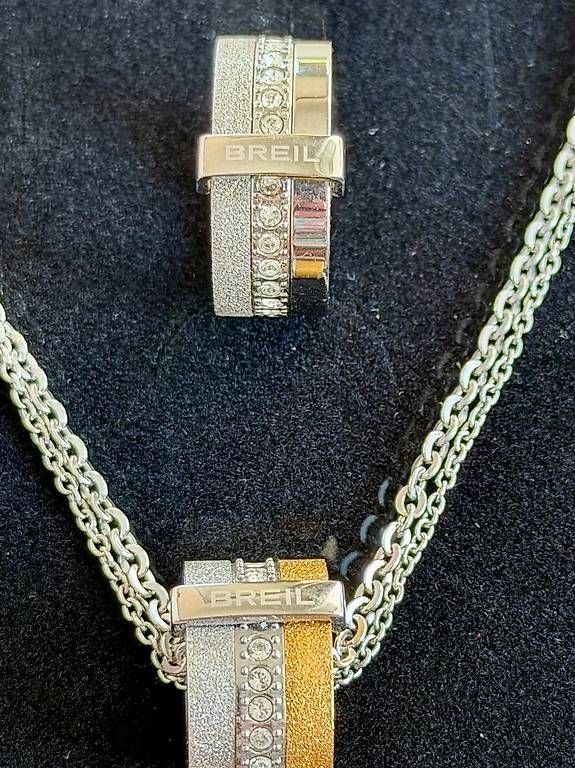 Breil Altri gioielli: Ensemble BREIL bague & collier (lire descriptif) – Usato da Neyruz FR venduto da Patricia.G. 1