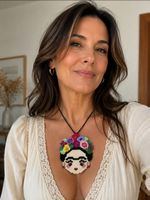 🌺🎨 Collier « Frida en Fleurs » 🎨🌺