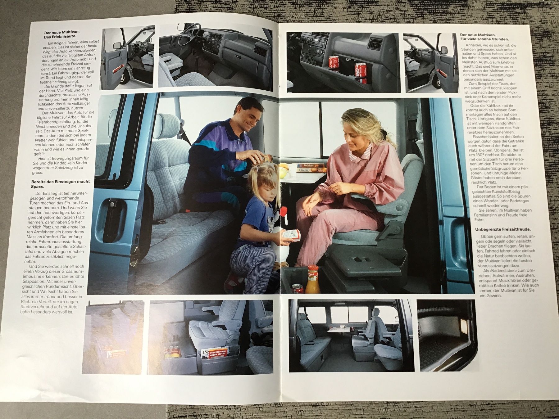 VW Documents: VW Multivan Verkaufsprospekt 8 Seiten August 1991 – D'occasion à Scherzingen par Starseller62 1