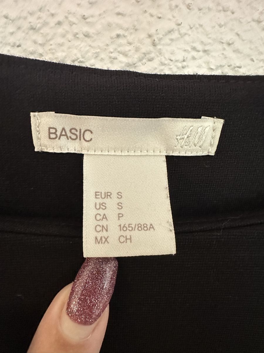 H&M Vestiti: H&M Kleid, Basic, Schwarz, Gr. S (entspricht M) – Nuovo (secondo la descrizione) da Glattbrugg venduto da SMusic98 1