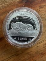 Silbermuenze 1 Unze Luzern 1988 Kapsel neu Zustand
