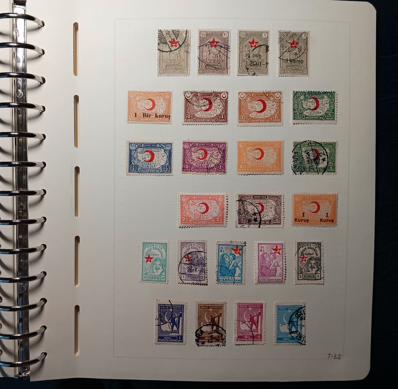 Tutti i francobolli: Türkei Briefmarken Sammlung – Usato da Holderbank AG venduto da DINOS-PHILA 8