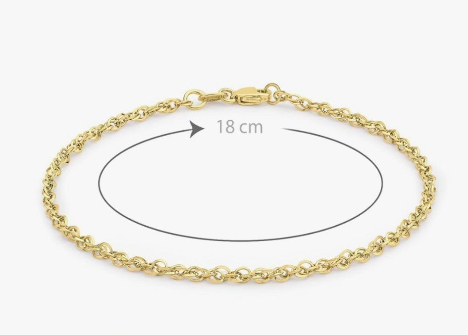 Bracciali & Braccialetti: Armband Echtgold – Nuovo e nell'imballaggio originale da Hemmental venduto da Schmuckwelt2 3