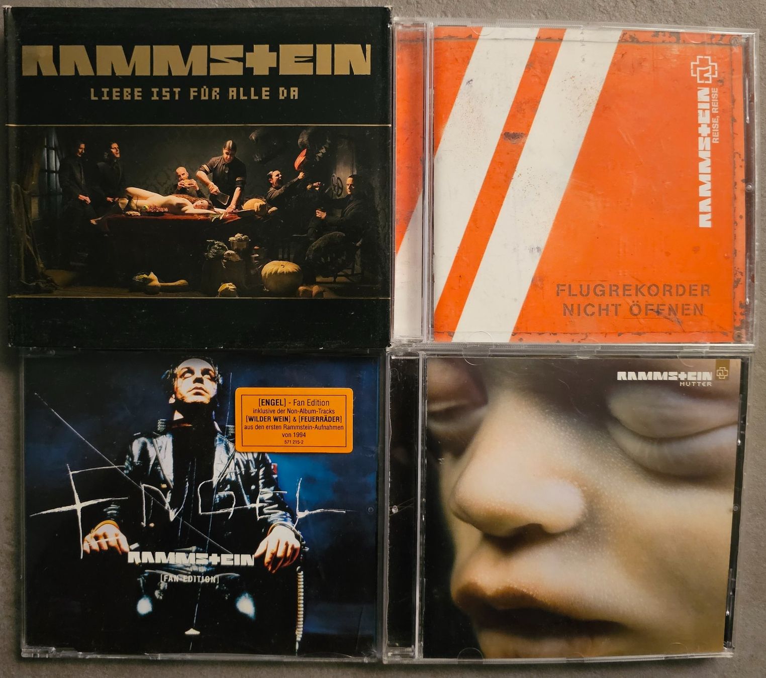 CD: Rammstein CD's + Engel (Fan-Edition) – Usato da Unterkulm venduto da Chaplyn2018