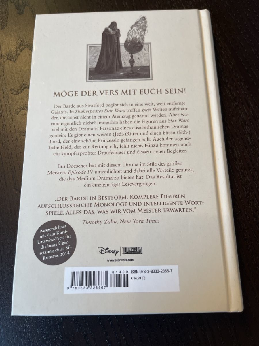 Libri: William Shakespeare - Star Wars – Nuovo (secondo la descrizione) da Einsiedeln venduto da sandramon 1