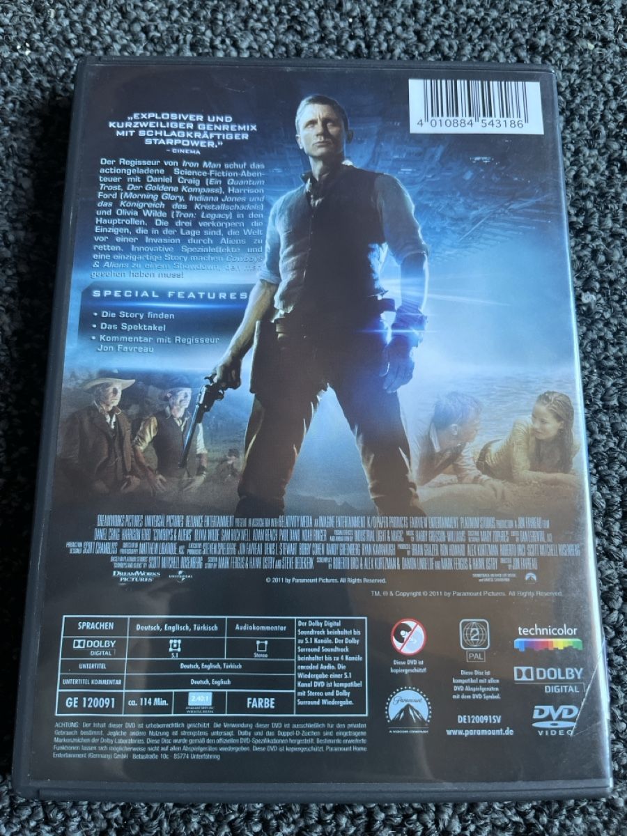 Tutti i DVDs: Cowboys & Aliens (21735) – Usato da Ruswil venduto da jan_bxl5 1