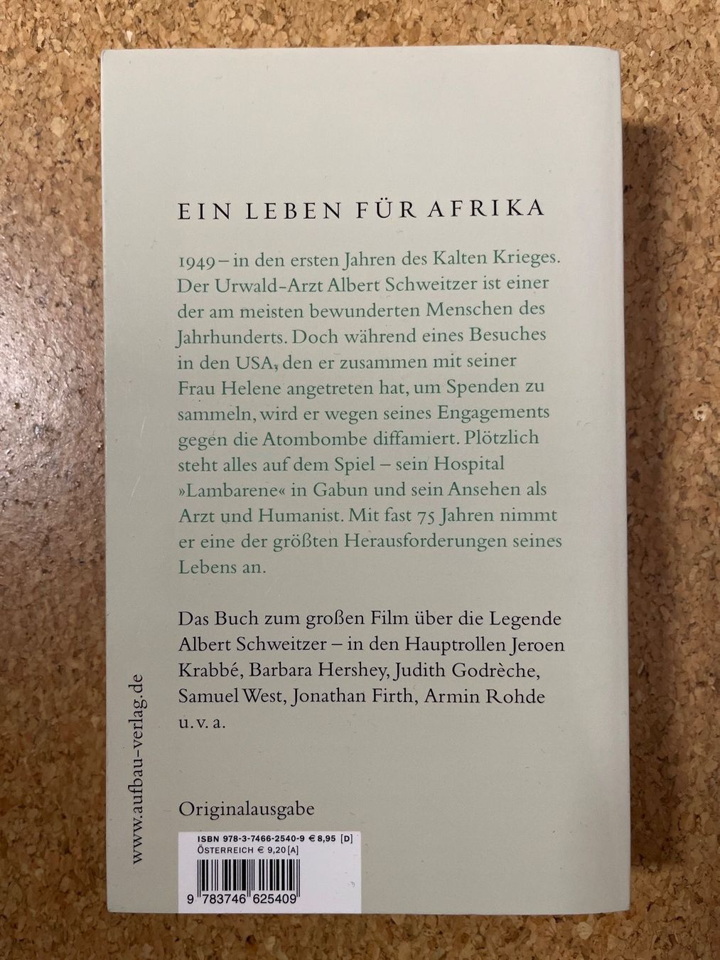 Libri: Taschenbuch "Albert Schweizer - Ein Leben für Afrika" – Usato da Grosswangen venduto da Vita500 1