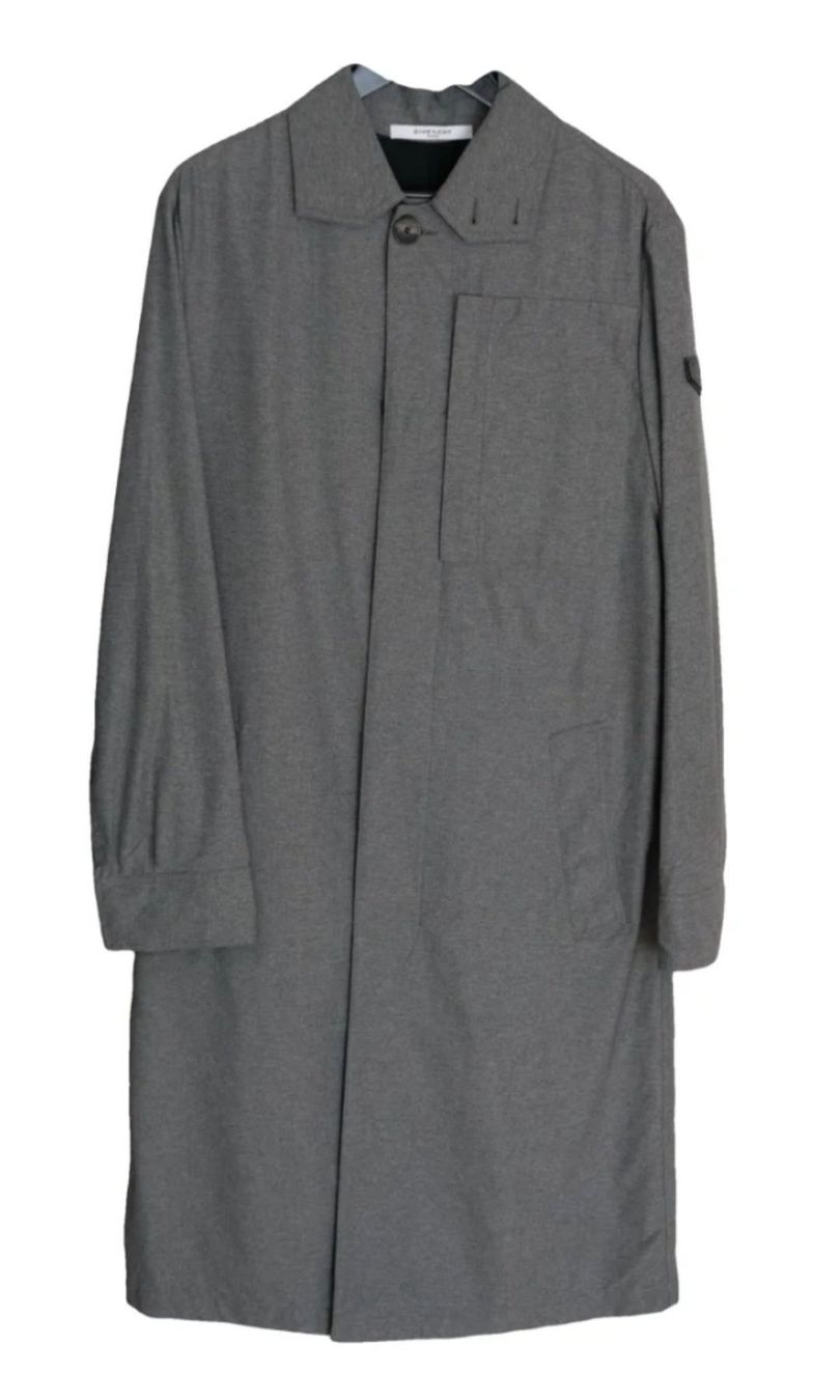 Givenchy Cappotti: Givenchy Oversize Trenchcoat, Grau, Gr 46 – Usato da Basel venduto da noah27