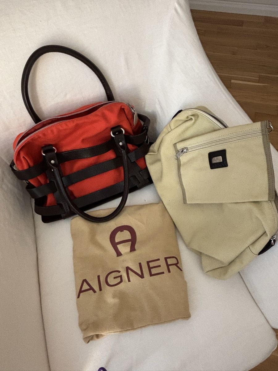 Aigner Borse da donna: Aigner Damaskus Handtasche original – Usato da Auenstein venduto da sonnenschein1256