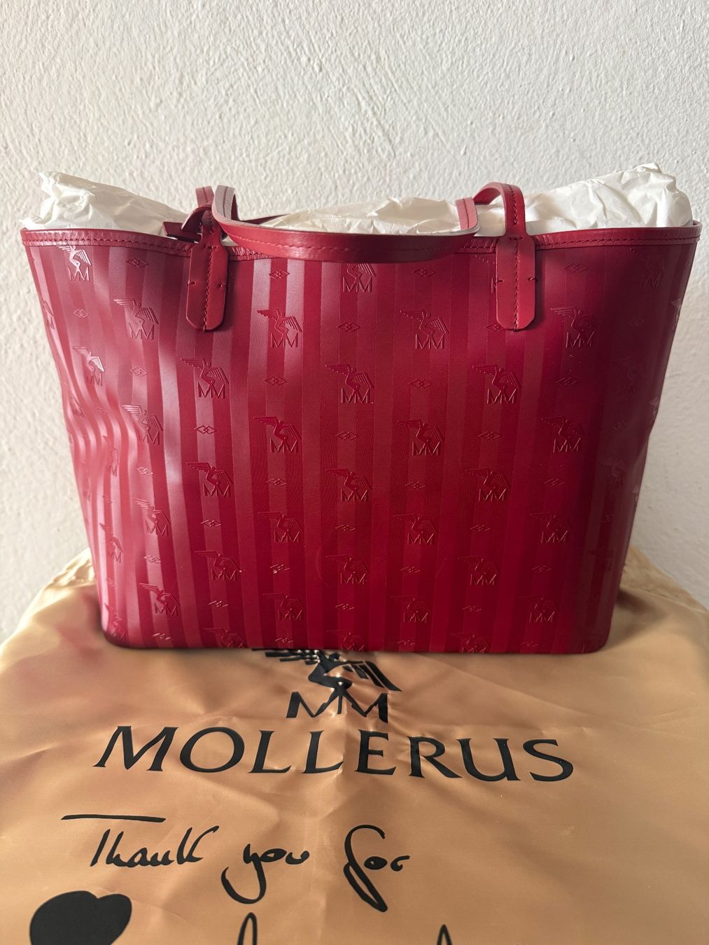 Maison Mollerus Taschen für Damen: Rote Mollerus Handtasche Shopper, Top Zustand – Gebraucht aus Wald ZH von caaksoy 1