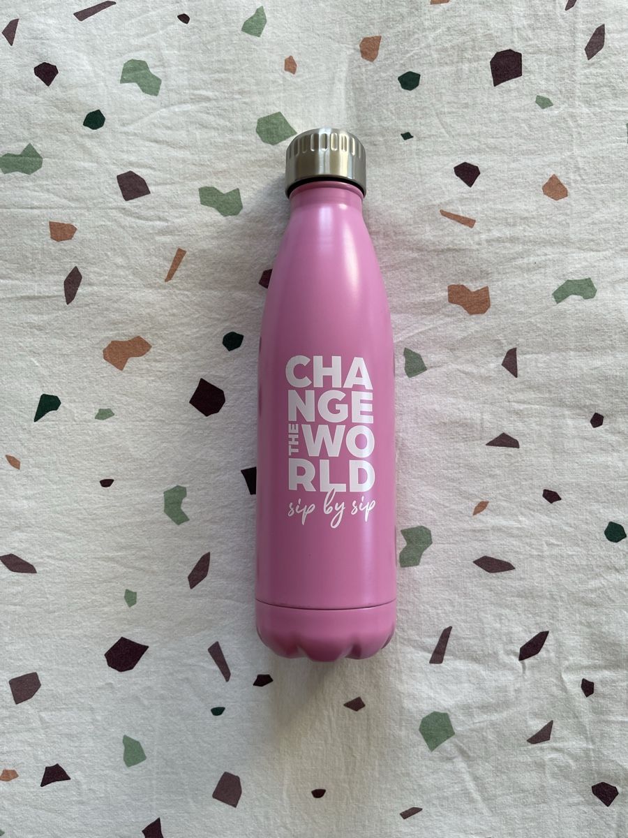 Trinkflaschen & Thermosflaschen: Trinkflasche, Rosa – Gebraucht aus Hirzel von carta9