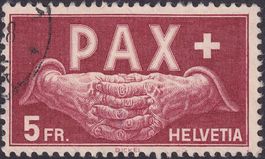 1945, Nr.273 PAX (Betende Hände), gestempelt, Kat: 300.-